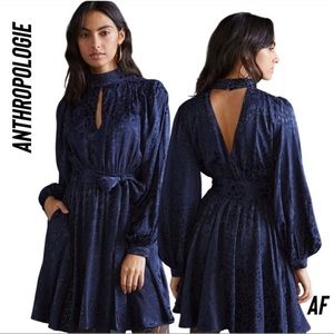 ANTHROPOLOGY Jacquard Mini Dress